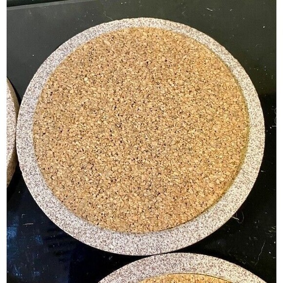 Thirstystone Sandstone Coasters Don't Mess with Texas Set of 4 Cork Backing - Picture 11 of 12